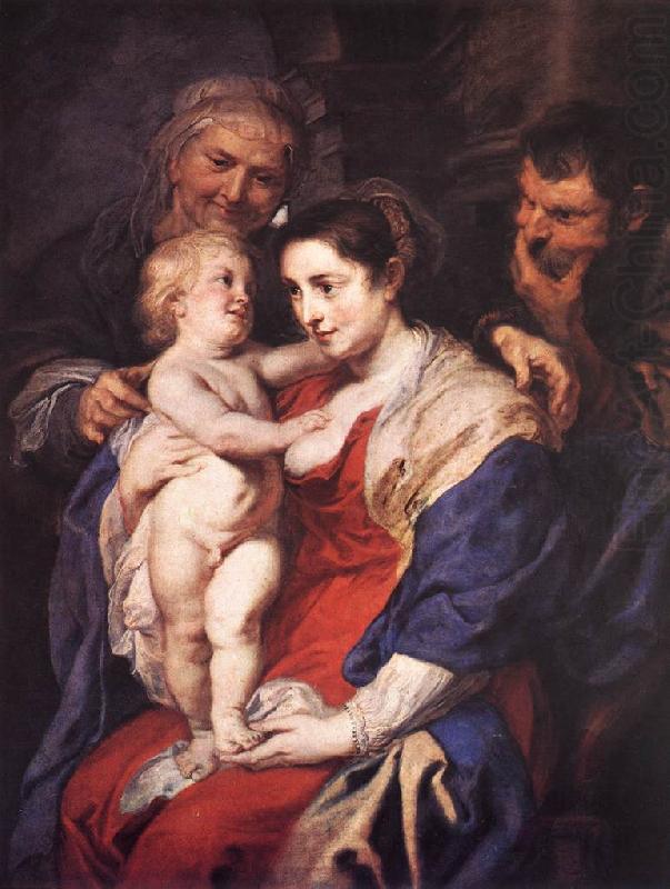 RUBENS, Pieter Pauwel The Holy Family with St Anne china oil painting image